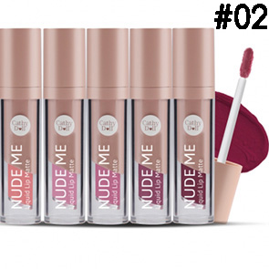 Cathy Doll Nude Me Liquid Lip Matte 4gr.Thailand.ozbm.#02 Nude Brown